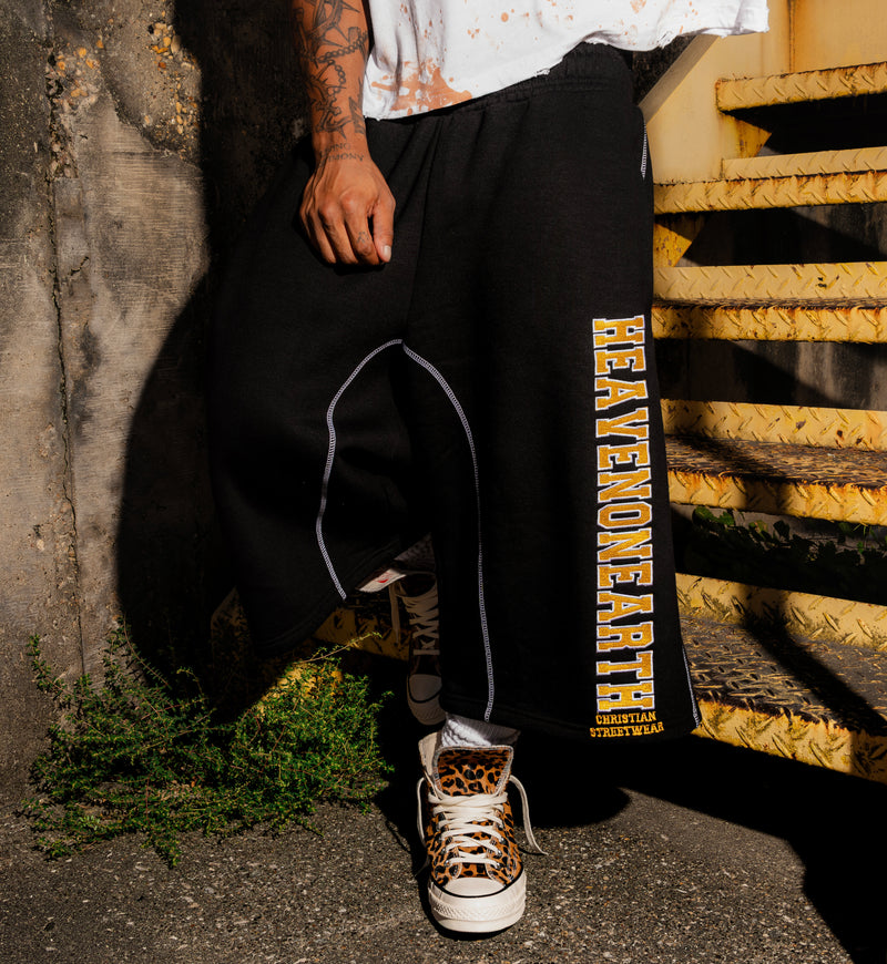 Black 3/4 Shorts